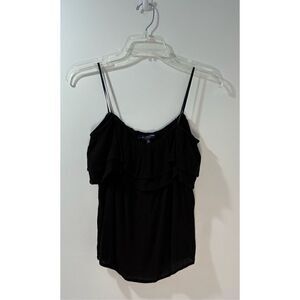 One Clothing LA women’s black sleeveless spaghetti strap tank size L. #42-1049